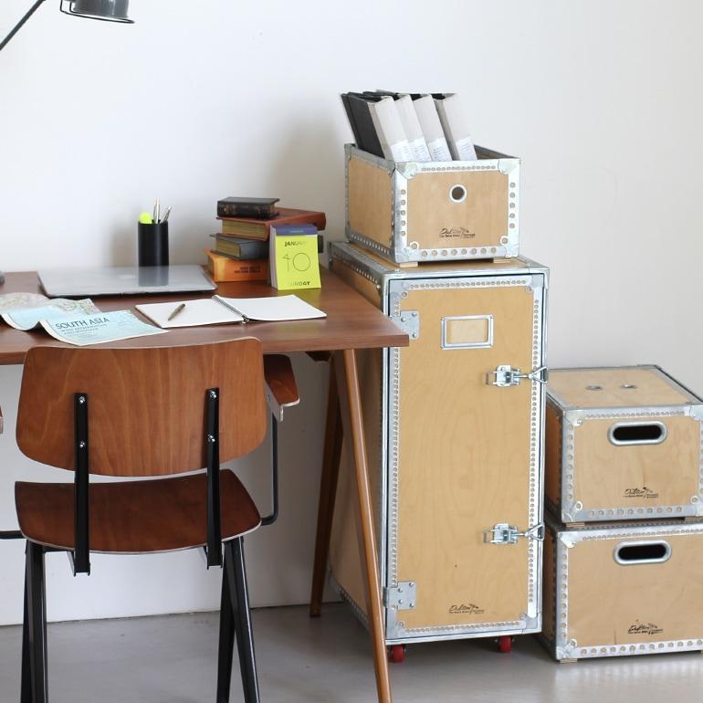 キャビネット 木製 キャスター 棚板 整理 収納 インテリア ダルトン DULTON Wooden Cabinet On Castors 4Layer | DULTON | 04