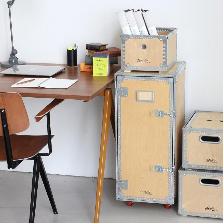 キャビネット 木製 キャスター 棚板 整理 収納 インテリア ダルトン DULTON Wooden Cabinet On Castors 4Layer | DULTON | 05