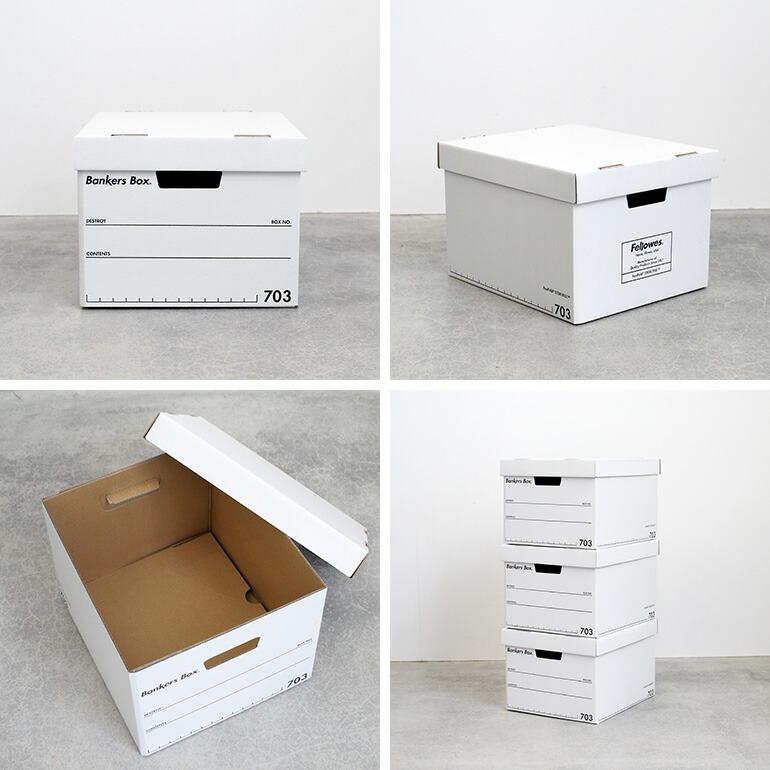 Fellowes バンカーズボックス フェローズ 703s A4 ブラック 3個