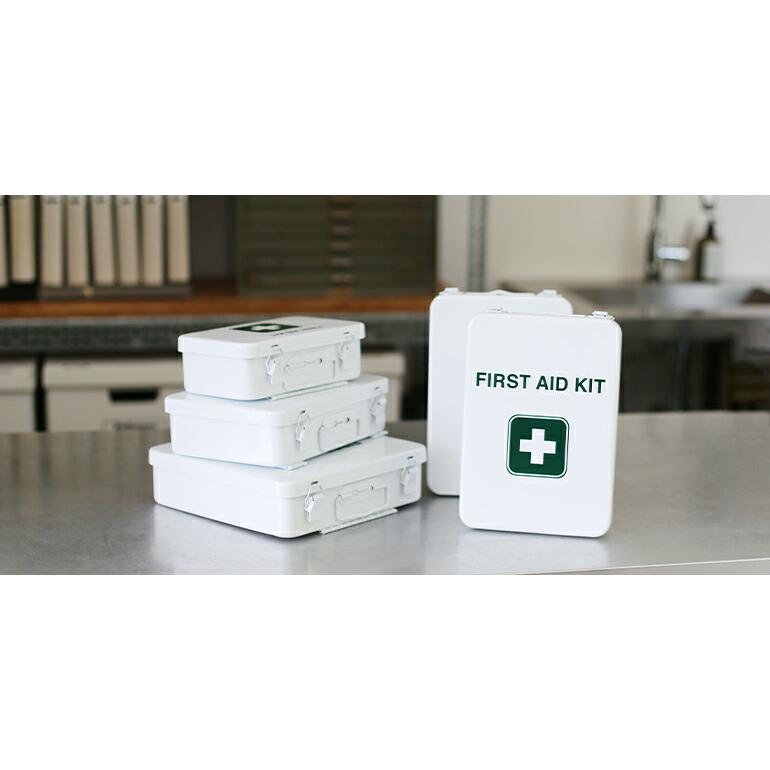 DURHAM ダーム FIRST AID KIT(DM508ホワイト) 正方形 ファーストエイドキット 救急箱 薬箱 収納ボックス メタルボックス スチール製 頑丈 アメリカ製 整理 収… | ブランド登録なし | 03