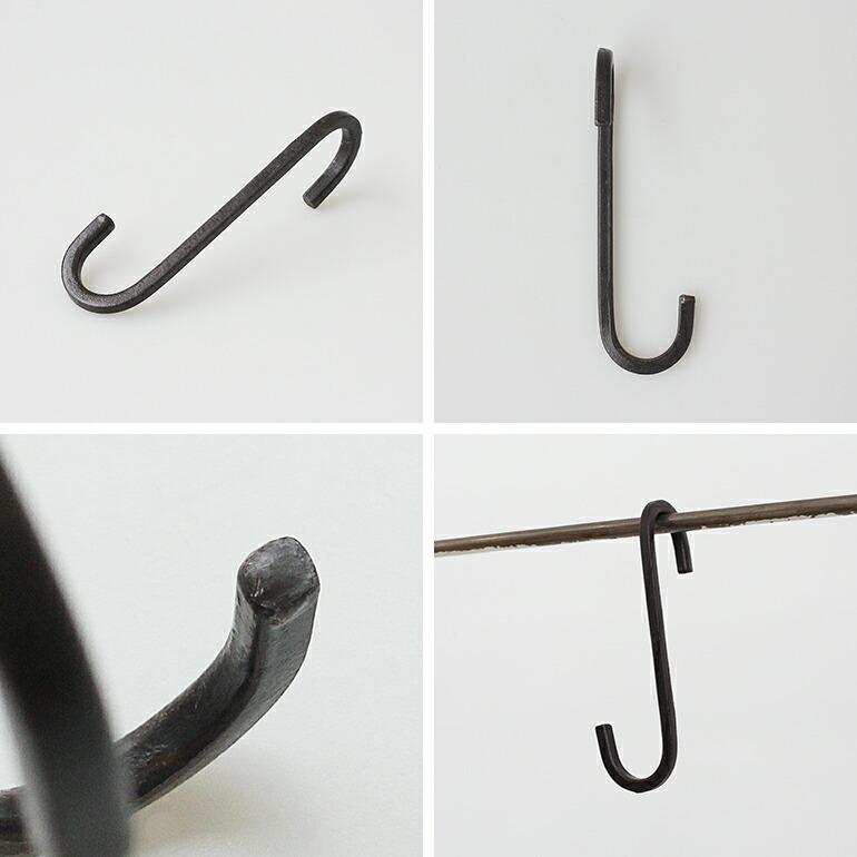 S字フック ツイスト M アイアン 整理 収納 インテリア ディスプレイ ヴィンテージ調　HINODE ヒノデ | ブランド登録なし | 01
