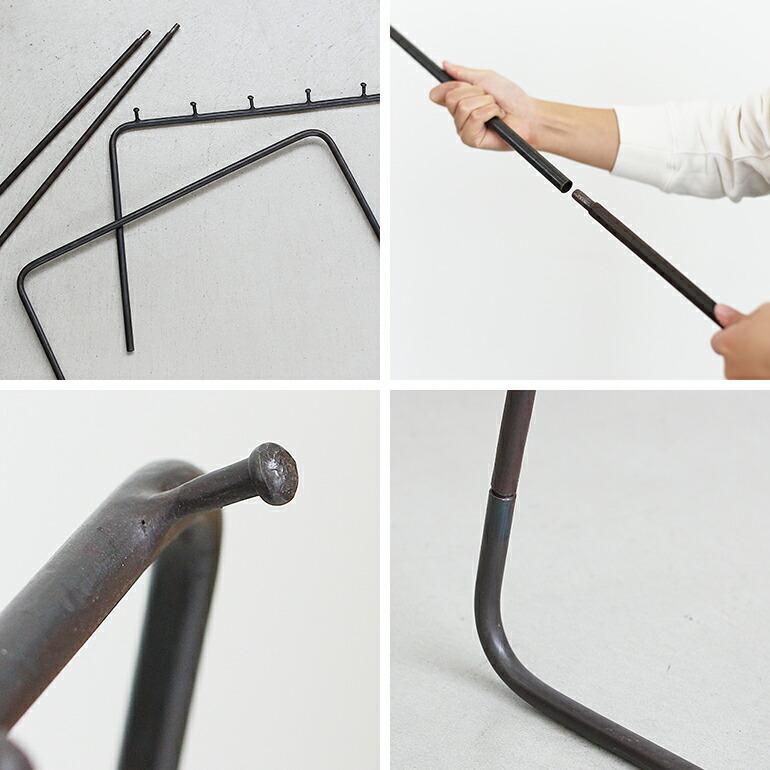 ハンガースタンド 洋服掛け 衣類収納 アイアン インテリア ディスプレイ ヴィンテージ調 HINODE ヒノデ | ブランド登録なし | 01