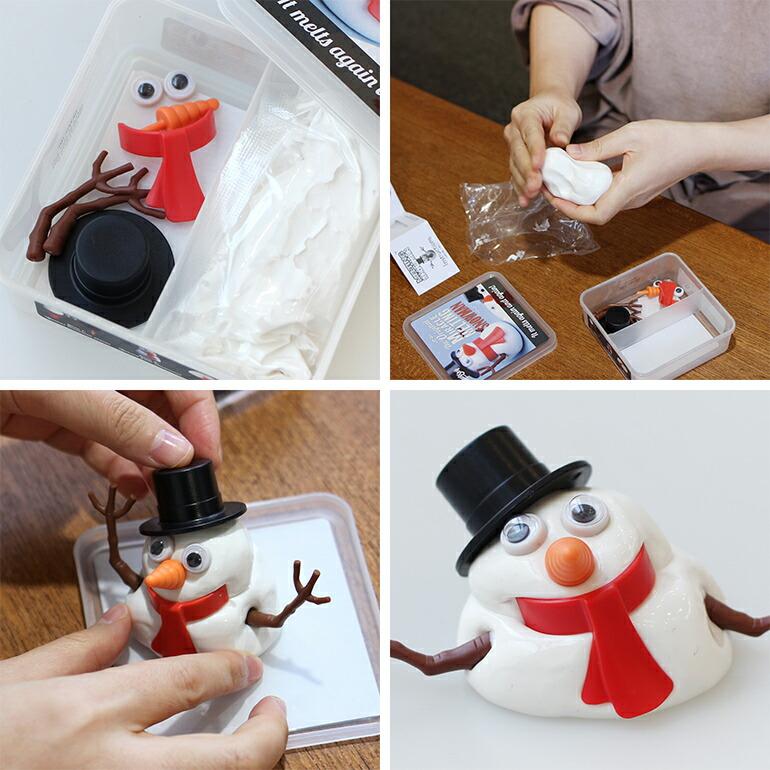 粘土 シリコン キット オブジェ 猫 ネコ 犬 イヌ 雪だるま スノーマン HERE ヒア Melting Snowman/ Melting Puppy/ Melting Kitten | ブランド登録なし | 06