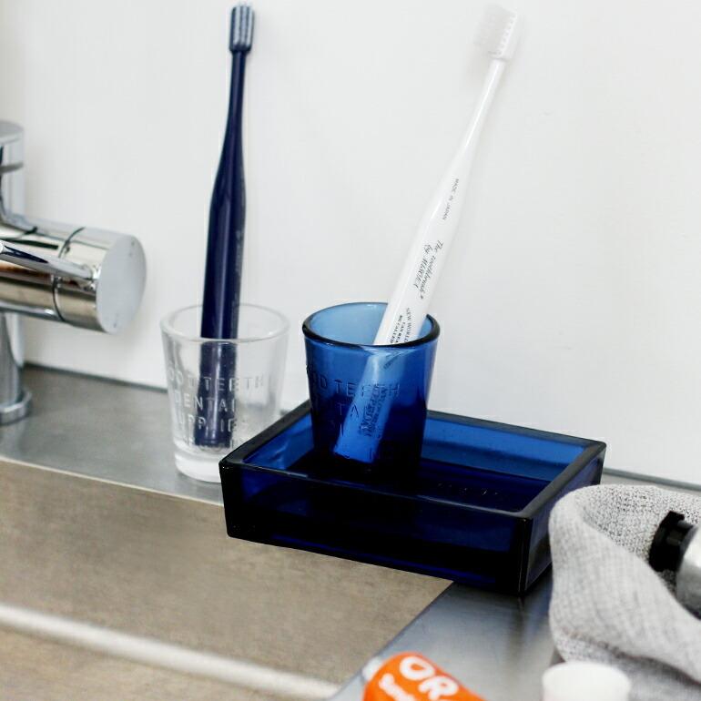 歯ブラシ立 ガラス シンプル インテリア プエブコ PUEBCO デンタルトゥースブラシスタンド DENTAL TOOTHBRUSH STAND | PUEBCO | 03