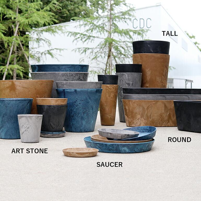 プランター 植木鉢 アマブロ amabro アートストーン コンテナ ラウンド ART STONE CONTAINER ROUND(M) | amabro | 10