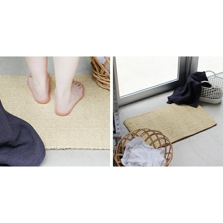 バスマット おしゃれ 足ふきマット 45×75cm ココヤシ まつのや
