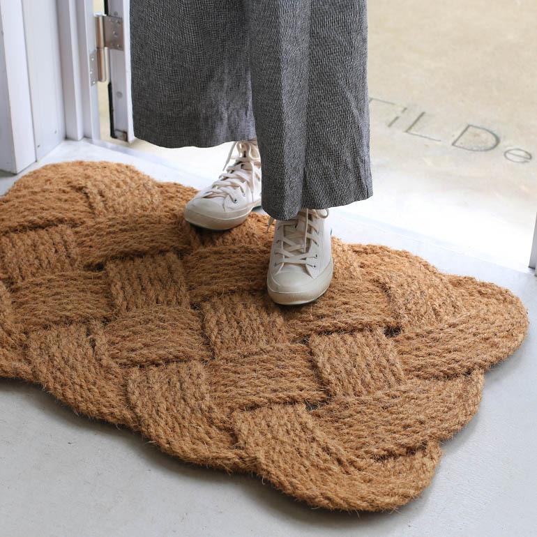 玄関マット ドアマット エントランスマット 屋内 屋外 おしゃれ 50×80 ココヤシ ディテール DETAIL Infinity Coir Mat M | DETAIL