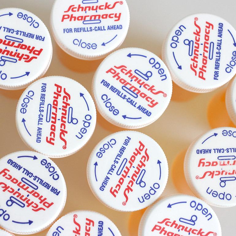 PILL CASESchnucks Pharmacy ピルケース アメリカ オレンジ 筒型 薬 サプリ 小物収納 携帯 シュナックス | ブランド登録なし