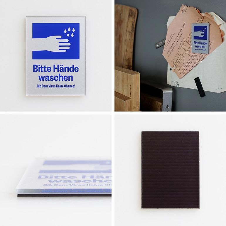 CANDY DESIGN&WORKS サインプレート トイレ 洗面所 マグネット付