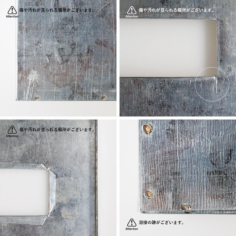 ティッシュケース ティッシュカバー ブリキ 蓋付 シルバー スチール製 インテリア ヴィンテージ fog フォグ ティッシュボックス | fog linen work | 04