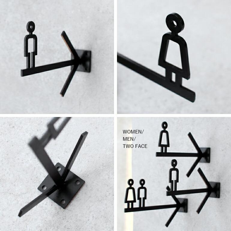 矢印板 看板 案内標識 アローサイン  レストルーム お手洗い WC トイレ アイアン 鉄 什器 オフィス 店舗 インテリア ディスプレイ シンプル SHIKAKU シカク | ブランド登録なし | 07