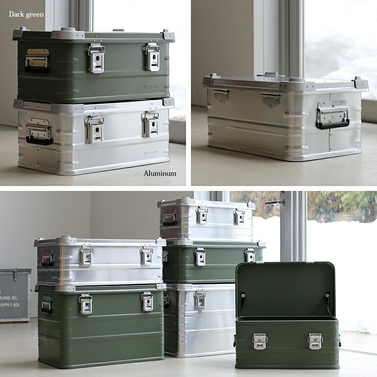 【2台セット】DELATA/MT アルミコンテナ　Mサイズ　シルバー　キャンプ アルミコンテナ DELATA/MT – mountain mountain factory