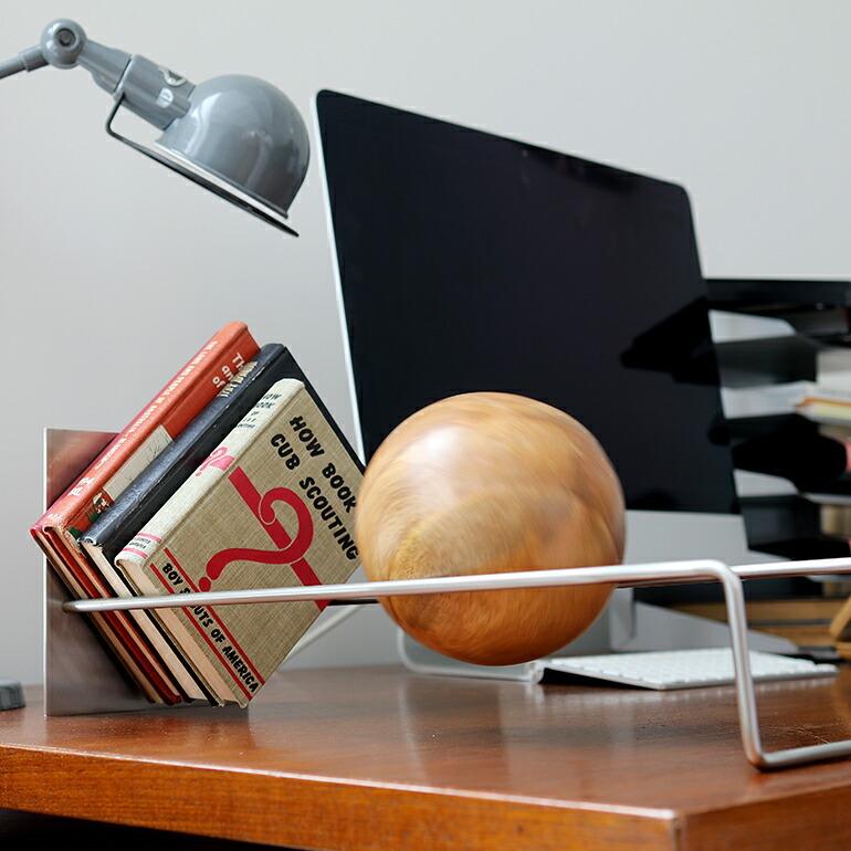 ブックエンド レコードスタンド オブジェ おしゃれ インダストリアル HERE ヒア Slope Book End | DETAIL | 05