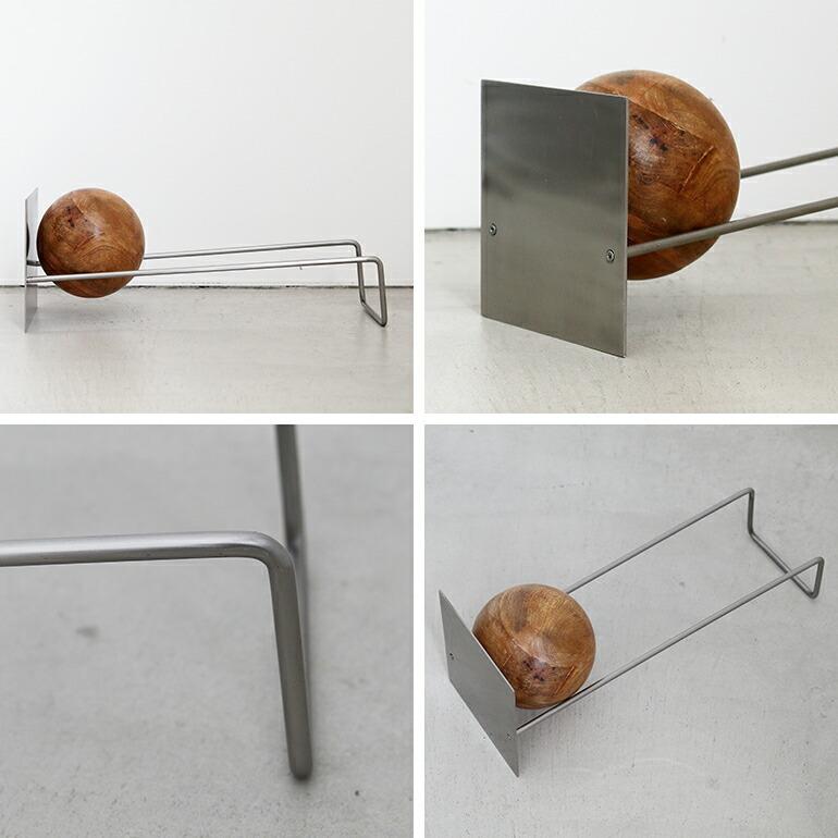 ブックエンド レコードスタンド オブジェ おしゃれ インダストリアル HERE ヒア Slope Book End | DETAIL | 06