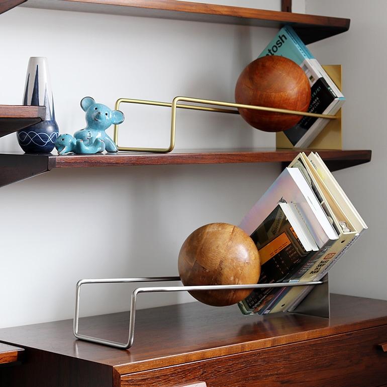 ブックエンド レコードスタンド オブジェ おしゃれ インダストリアル HERE ヒア Slope Book End | DETAIL | 04