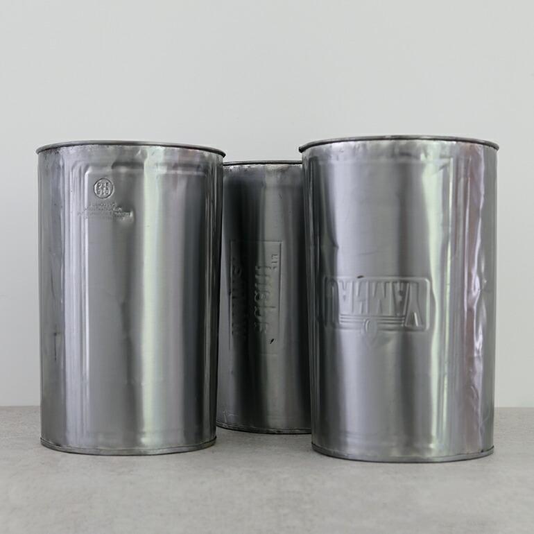 ゴミ箱 おしゃれ インダストリアル スチール 円形 プエブコ PUEBCO RECYCLE STEEL TRASH CAN Round φ180 | PUEBCO | 04