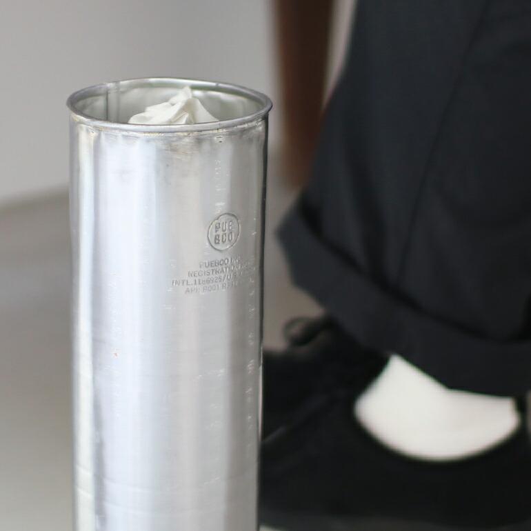 ゴミ箱 おしゃれ インダストリアル スチール 円形 細い プエブコ PUEBCO RECYCLE STEEL TRASH CAN Round φ100 | PUEBCO | 03