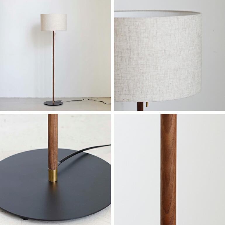 照明 照明器具 フロアライト スタンドライト おしゃれ ファブリックシェード ベッドサイド リビング 自然な光 温かい APROZ アプロス HEMPLEN F | ブランド登録なし | 02