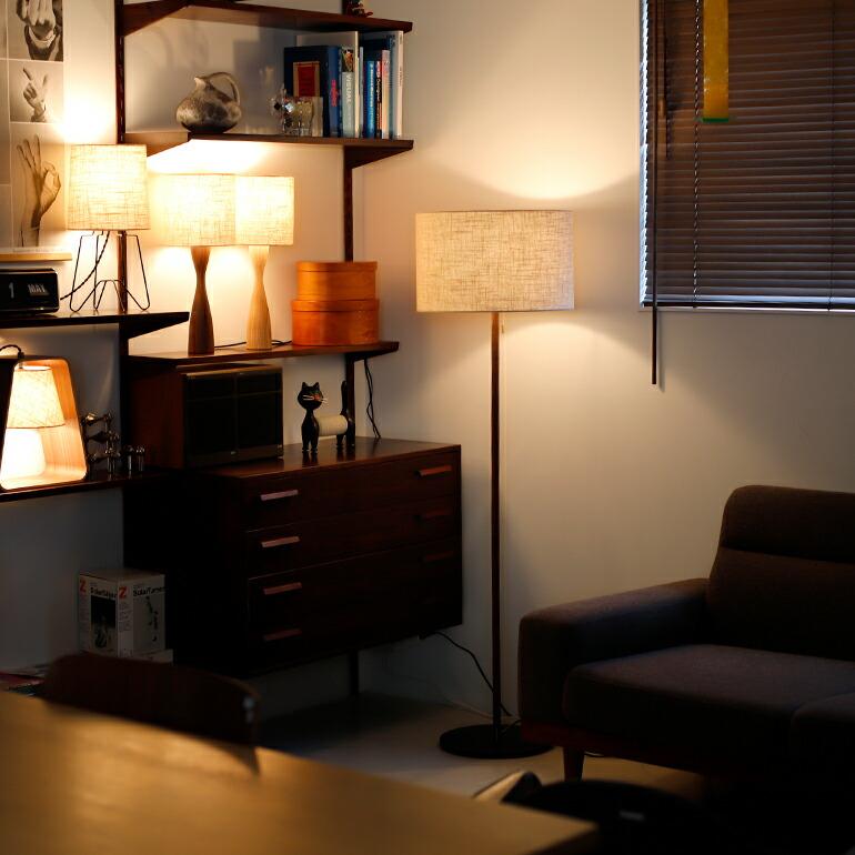 照明 照明器具 フロアライト スタンドライト おしゃれ ファブリックシェード ベッドサイド リビング 自然な光 温かい APROZ アプロス HEMPLEN F | ブランド登録なし | 04