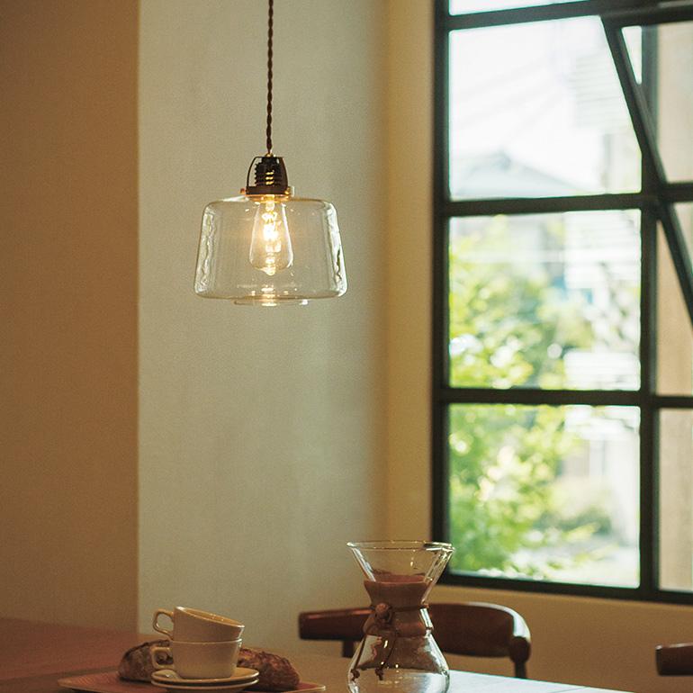 照明 ペンダントライト 天井照明 吊り下げ ガラスシェード リビング ダイニング 引掛シーリング E26 モダン インテリア 日本製 APROZ アプロス SPENCER | ブランド登録なし