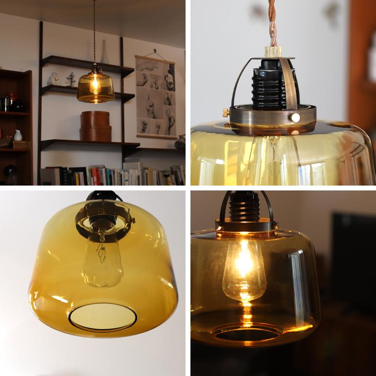 照明 ペンダントライト 天井照明 吊り下げ ガラスシェード リビング ダイニング 引掛シーリング E26 モダン インテリア 日本製 APROZ アプロス SPENCER | ブランド登録なし | 05