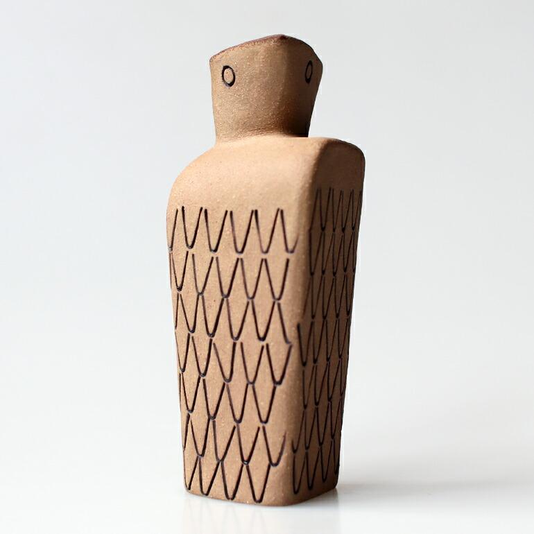 陶器製花瓶と鳥のオブジェ Vintage Ceramic Tree×Birds flower