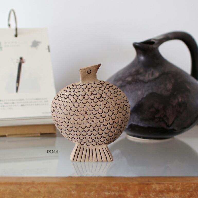 陶器製花瓶と鳥のオブジェ 陶器製花瓶と鳥のオブジェ Vintage Ceramic Tree×Birds flower