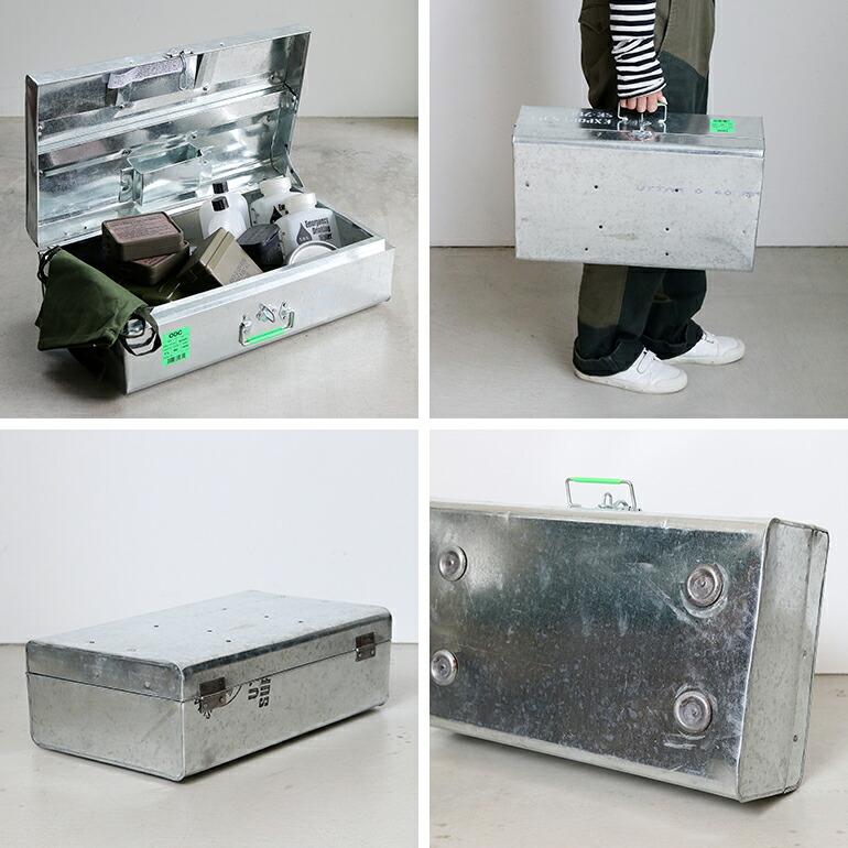 PUEBCO（プエブコ） コンテナボックス トランク 持ち手付き 持ち運び