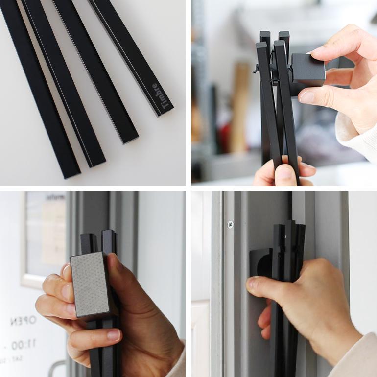 チャイム ドアチャイム ドアベル おしゃれ 呼び鈴 小林幹也 ティンブレ Timbreドアチャイム Bo ホワイト ブラック | Timbre | 07