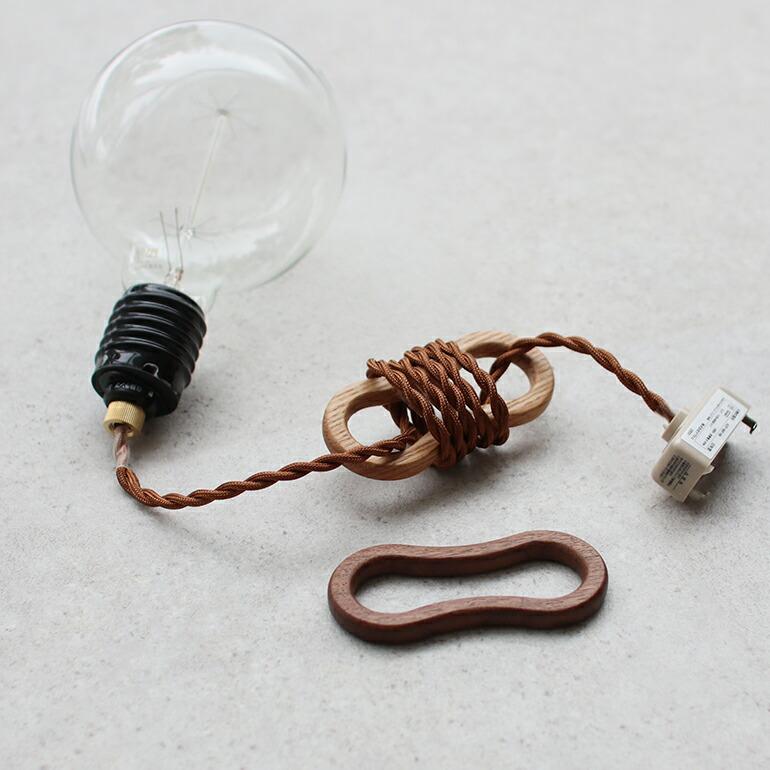 コードリール おしゃれ ブラウン 木材 コンパクト 巻き取り式 50cm 60cm 70cm APROZ アプロス GOURD CORD REEL | ブランド登録なし | 03