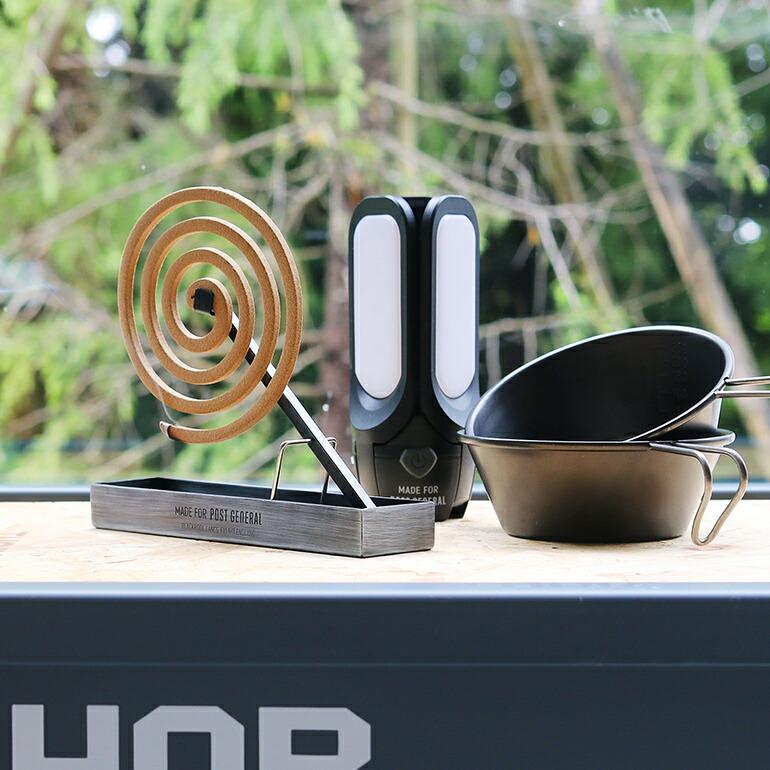 蚊取り線香入れ スチール 折り畳み アウトドア POST GENERAL ポストジェネラル インダストリアルモスキートコイルホルダー | POST GENERAL | 01