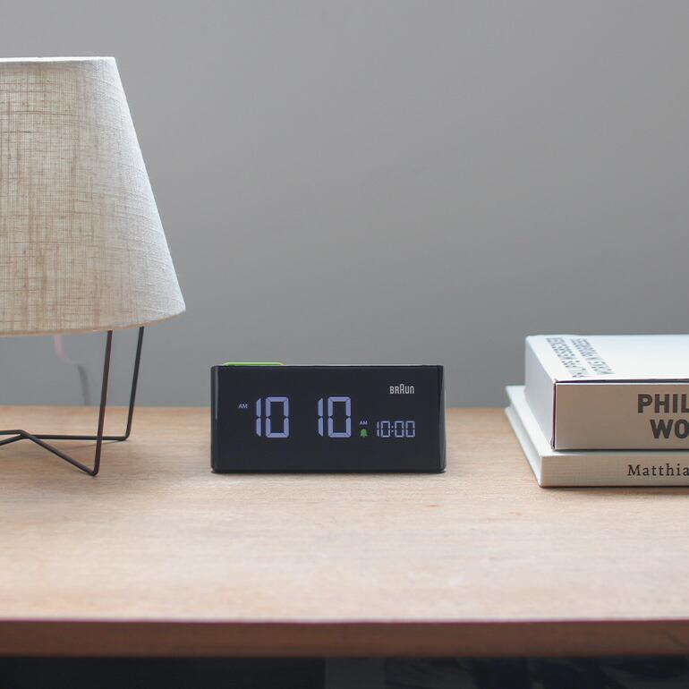 アラームクロック 目覚まし時計 デジタル時計 スヌーズ機能 ライト 調光 おしゃれ インテリア　BRAUN ブラウン  Digital Alarm Clock BC16B | BRAUN | 01