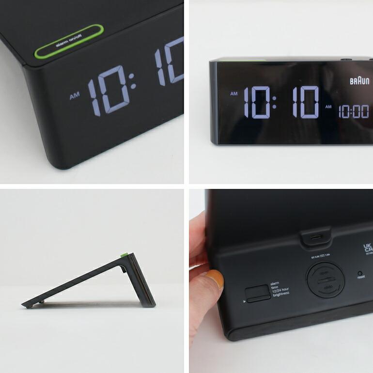 アラームクロック 目覚まし時計 デジタル時計 スヌーズ機能 ライト 調光 おしゃれ インテリア　BRAUN ブラウン  Digital Alarm Clock BC16B | BRAUN | 06