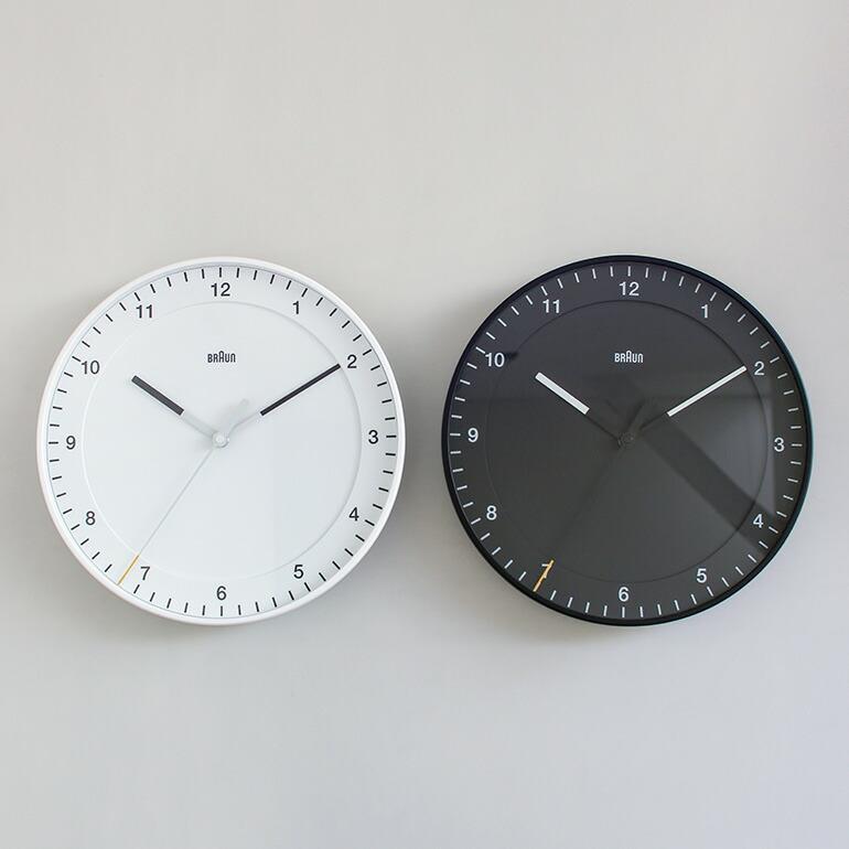 BRAUN 掛け時計 ウォールクロック アナログ 秒針なし 静か 30cm BRAUN 掛け時計 ウォールクロック アナログ 秒針なし 静か 30cm