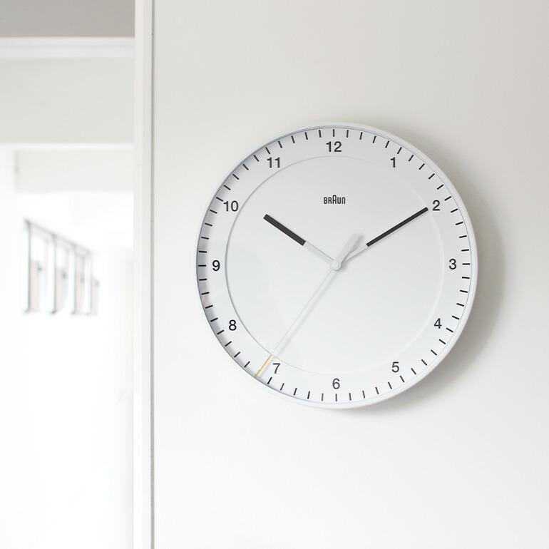 掛け時計 ウォールクロック アナログ 秒針なし 静か 30cm おしゃれ シンプル インテリア BRAUN ブラウン  Wall Clock BC17 | BRAUN | 05