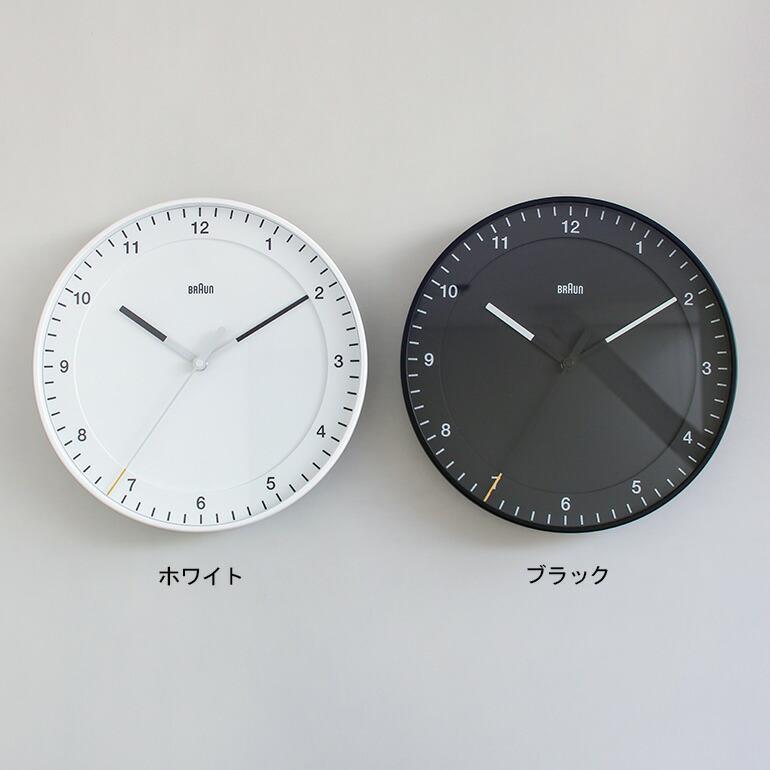 掛け時計 ウォールクロック アナログ 秒針なし 静か 30cm おしゃれ シンプル インテリア BRAUN ブラウン  Wall Clock BC17 | BRAUN | 09