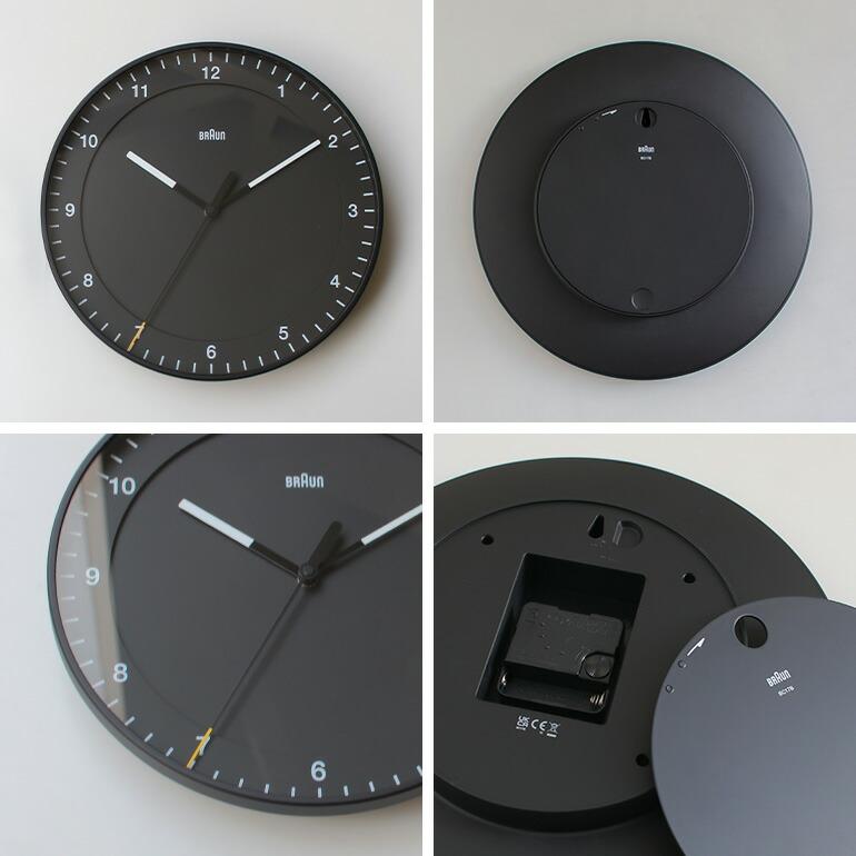 掛け時計 ウォームクロック アナログ 秒針なし 静か 30cm おしゃれ シンプル インテリア BRAUN ブラウン  Wall Clock BC17｜cdcstores｜11