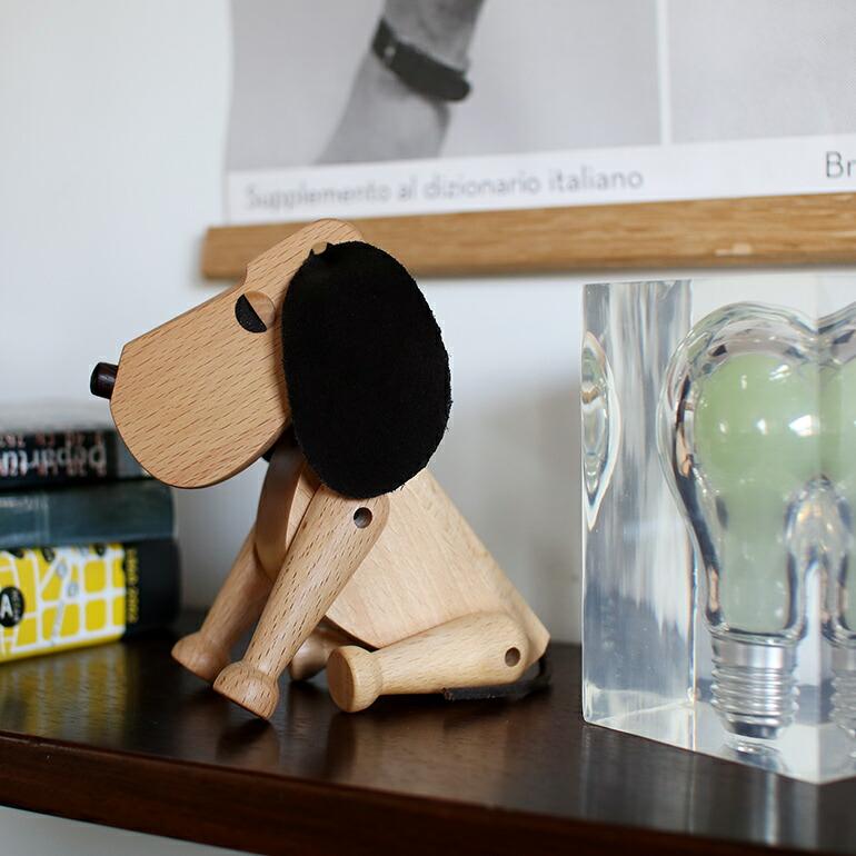 オブジェ 置物 インテリア 犬 木製 北欧雑貨 デンマーク 贈り物 プレゼント ギフト ARCHITECTMADE アーキテクトメイド Oscar オスカー | ARCHITECTMADE