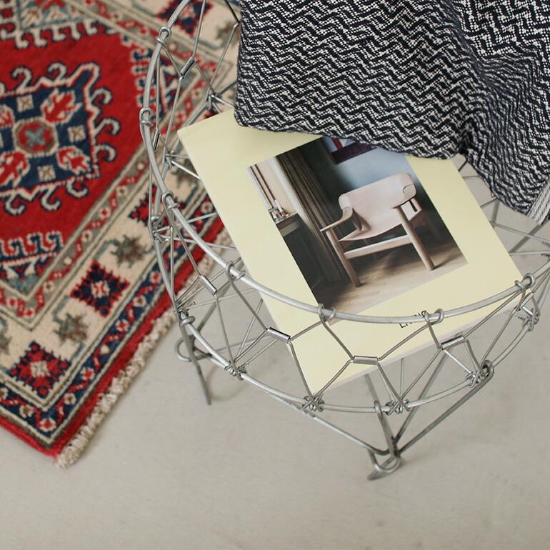 ランドリーバスケット 折り畳み 脱衣かご インダストリアル サイドテーブル プエブコ PUEBCO INDUSTRIAL FOLDING BASKET | PUEBCO | 04