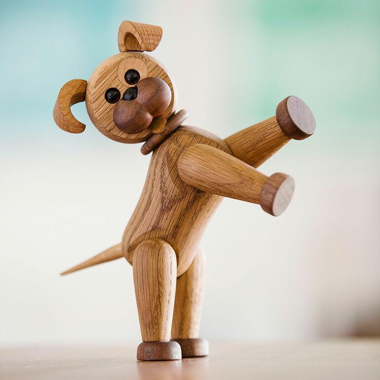 オブジェ 置物 イヌ 犬 天然木 インテリア デンマーク 北欧 ギフト SPRING COPENHAGEN スプリングコペンハーゲン HAPPY | ブランド登録なし | 04