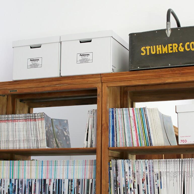 バンカーズボックス フェローズ 705 B4 ブラック 3個セット Fellowes BANKERS BOX 段ボール 収納 整理 | Fellowes | 04