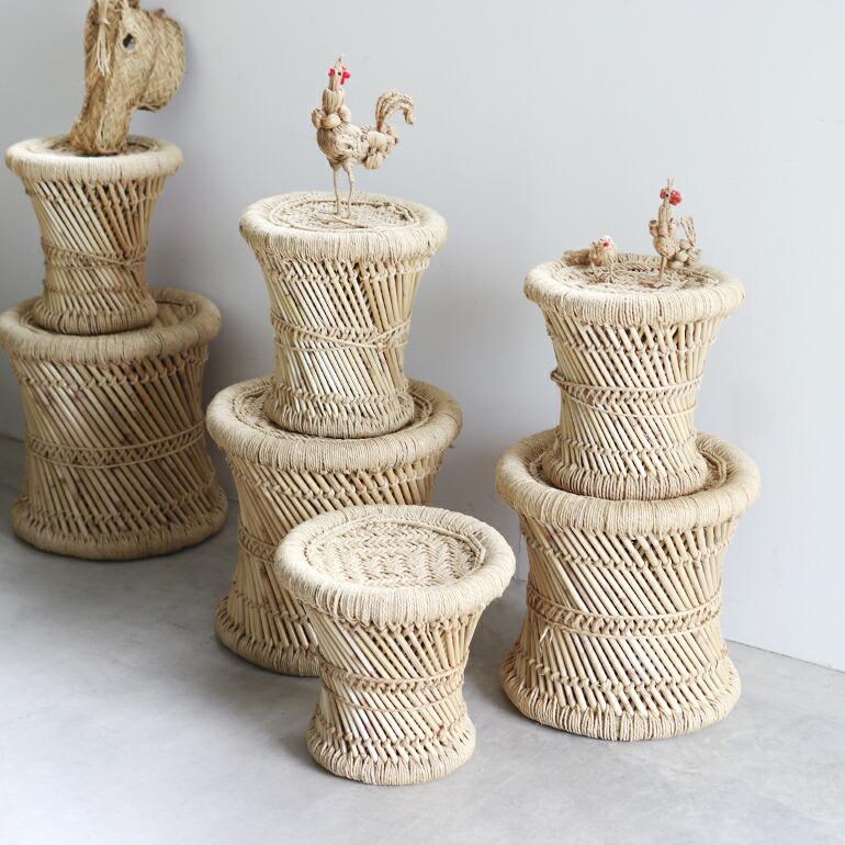 スツール 民芸 おしゃれ ジュート 葦 リードスツール REED STOOL スツール 民芸 おしゃれ ジュート 葦 リードスツール REED STOOL