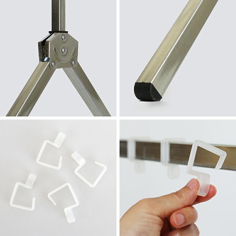 ハンガーラック 折り畳み 高さ調節 スチール おしゃれ ポストジェネラル POST GENERAL  エキシビション フォルダブル | POST GENERAL | 03