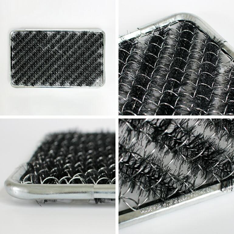 ドアマット ブラシ スチール 屋外 玄関 ガレージ おしゃれ ポストジェネラル POST GENERAL 60 | POST GENERAL | 01