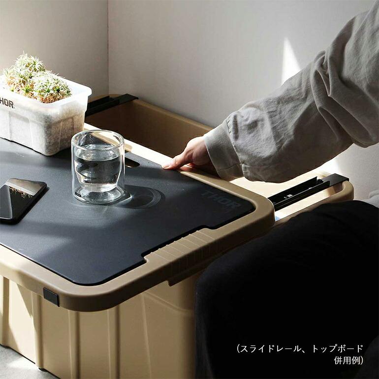 THOR（ソー） コンテナ 収納ボックス フタ付き スタッキング 屋内 屋外
