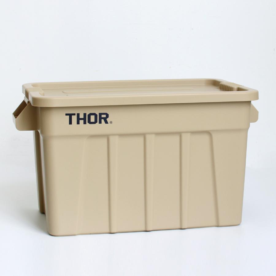 THOR フタ付きコンテナボックス 2個セット TRUST 収納ボックス フタ付き ソー ラージトート 53L 2023年ver
