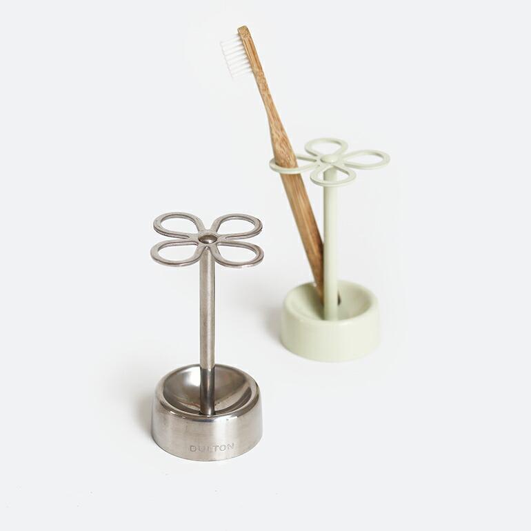 歯ブラシスタンド 歯ブラシ立て おしゃれ 家族 4本 ステンレス DULTON ダルトン 4 HOLES TOOTHBRUSH HOLDER | DULTON