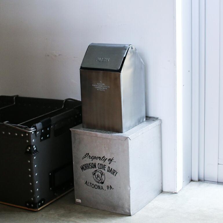 ゴミ箱 フタ付き コンパクト スチール おしゃれ PUEBCO プエブコ COUNTERTOP DUSTBIN | PUEBCO | 11