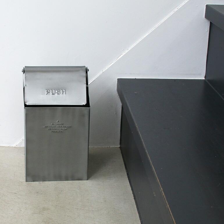 ゴミ箱 フタ付き コンパクト スチール おしゃれ PUEBCO プエブコ COUNTERTOP DUSTBIN | PUEBCO | 03