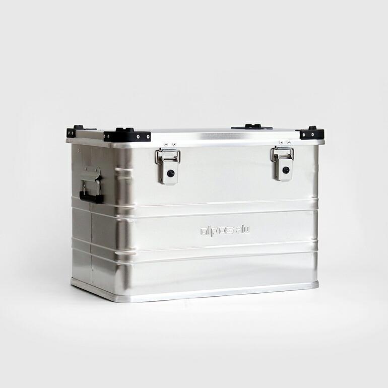 アルミコンテナ 収納 ボックス 73L スタッキング フタ 持ち手付き 